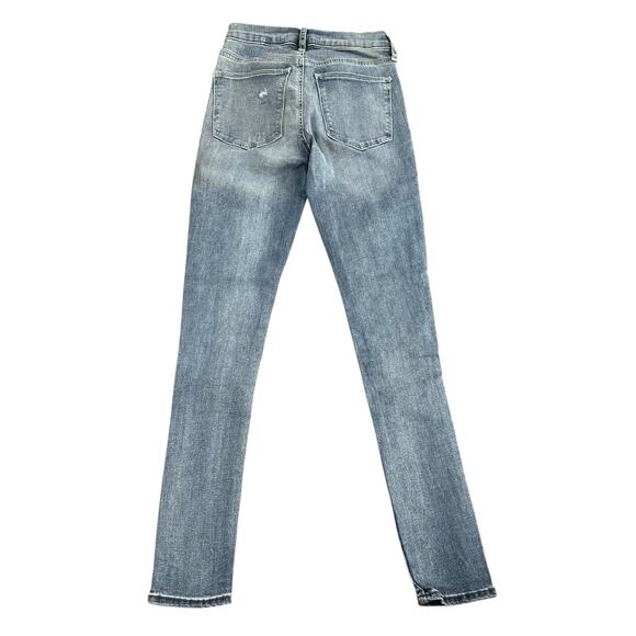 Gap Women's 1969 Easy Leggings Distressed Jeans Size 25R - Picture 2 of 6